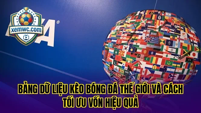 Bảng dữ liệu kèo bóng đá thế giới và cách tối ưu vốn hiệu quả