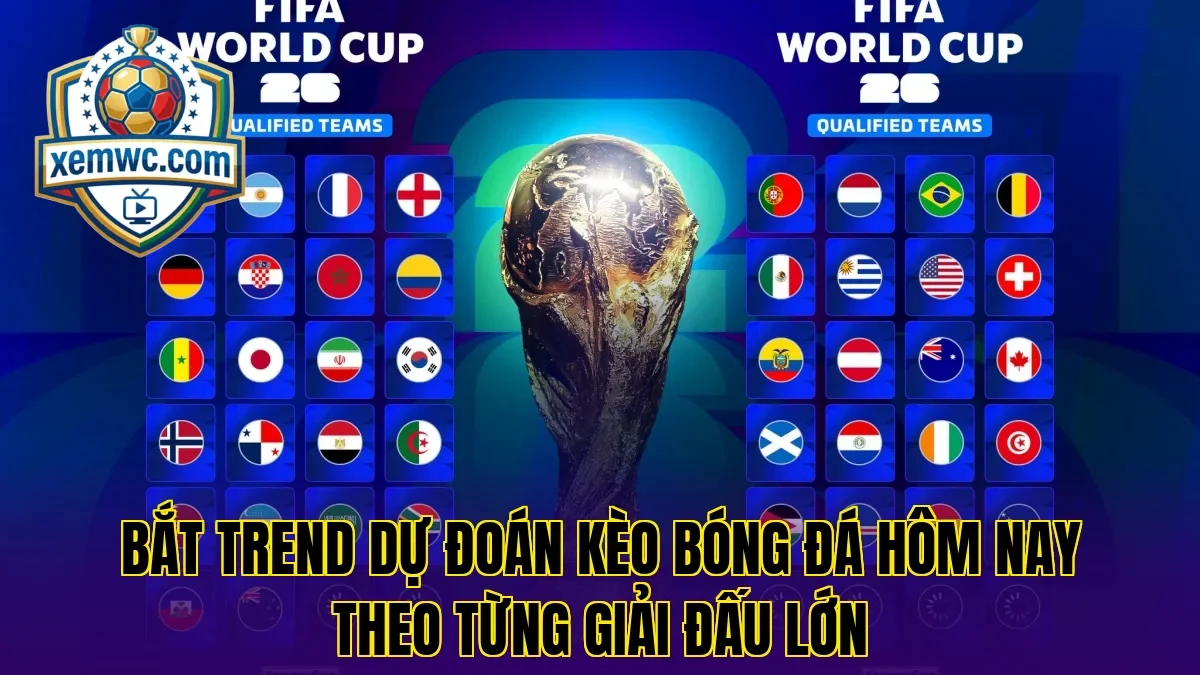 Bắt trend dự đoán kèo bóng đá hôm nay theo từng giải đấu lớn