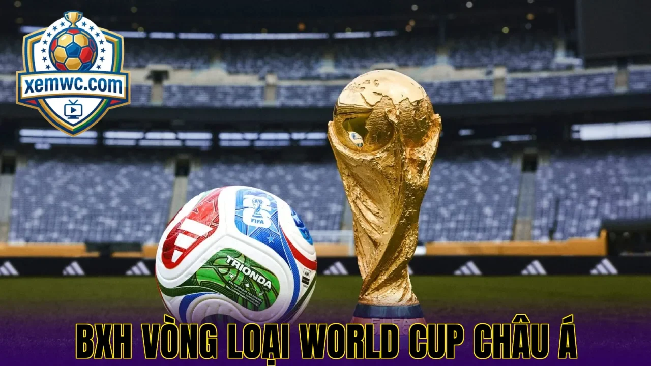 Bxh vòng loại world cup châu á