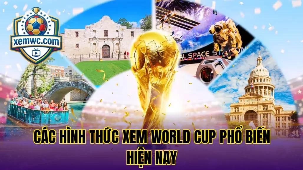Các hình thức xem world cup phổ biến hiện nay