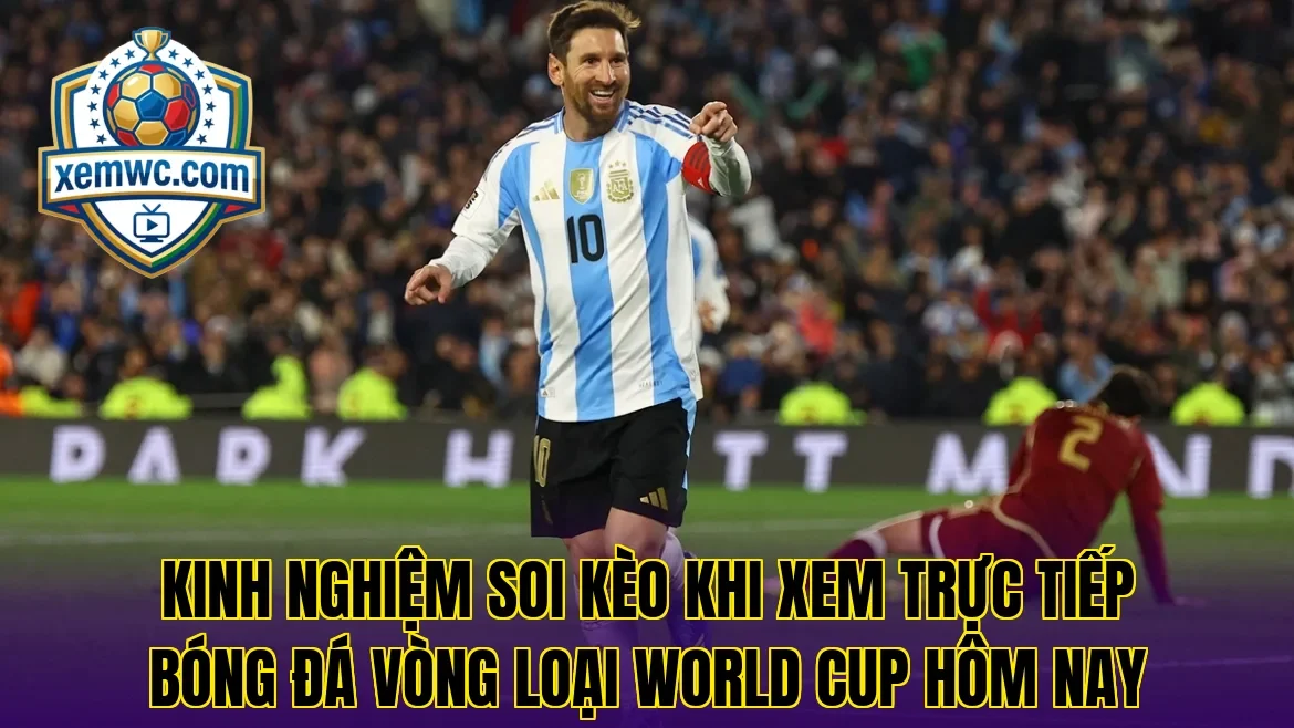 Kinh nghiệm soi kèo khi xem trực tiếp bóng đá vòng loại world cup hôm nay