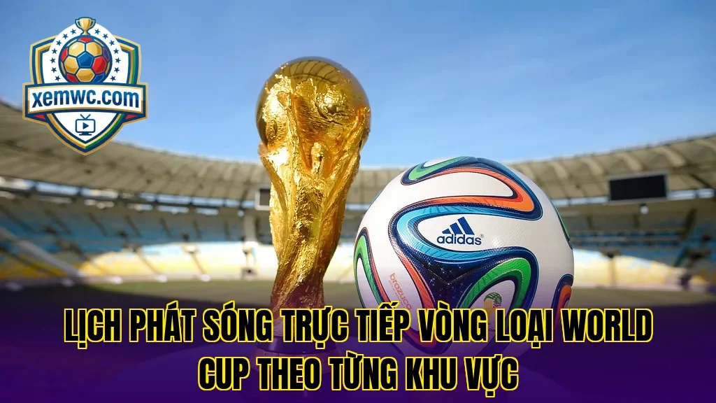 Lịch phát sóng trực tiếp vòng loại world cup theo từng khu vực