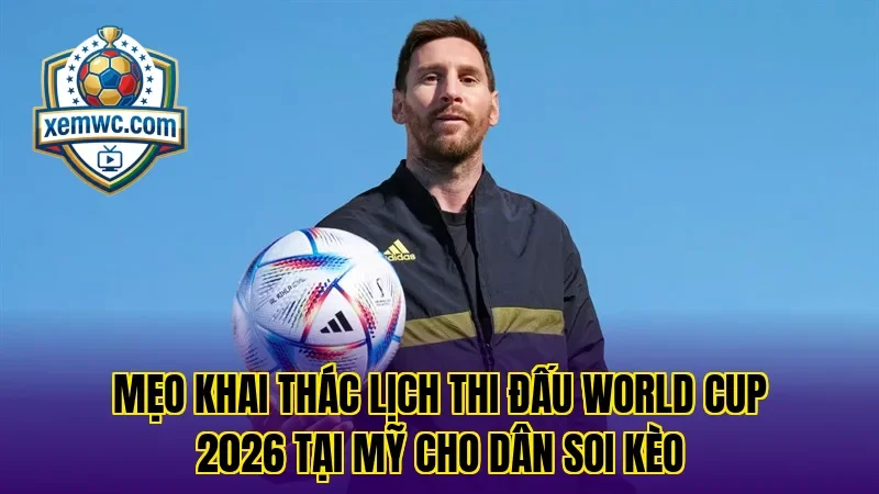Mẹo khai thác lịch thi đấu world cup 2026 tại mỹ cho dân soi kèo