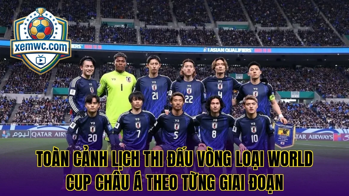 Toàn cảnh lịch thi đấu vòng loại world cup châu á theo từng giai đoạn