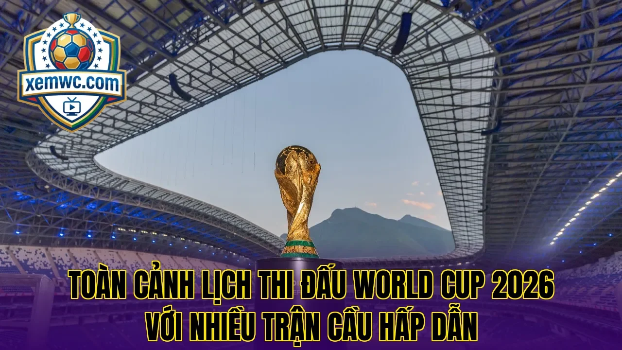 Toàn cảnh lịch thi đấu world cup 2026 với nhiều trận cầu hấp dẫn